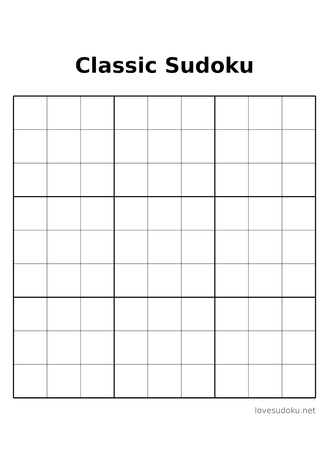 large printable sudoku